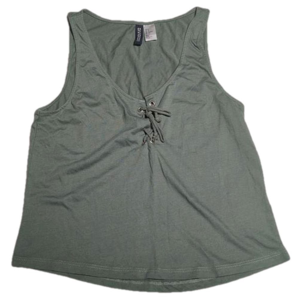 Divided H&M Green Tank Top Casual 🌸🌸